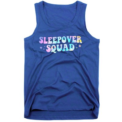 Tie Dye Sleepover Squad Pajama Party Slumber Party  Tank Top