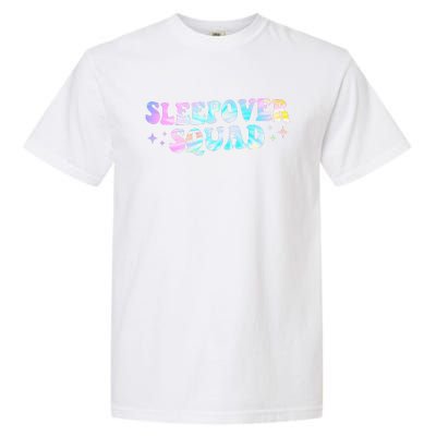 Tie Dye Sleepover Squad Pajama Party Slumber Party  Garment-Dyed Heavyweight T-Shirt