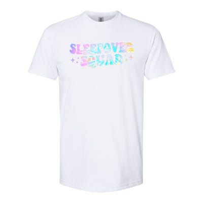 Tie Dye Sleepover Squad Pajama Party Slumber Party  Softstyle CVC T-Shirt