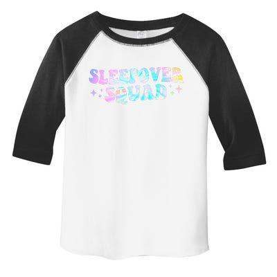 Tie Dye Sleepover Squad Pajama Party Slumber Party  Toddler Fine Jersey T-Shirt