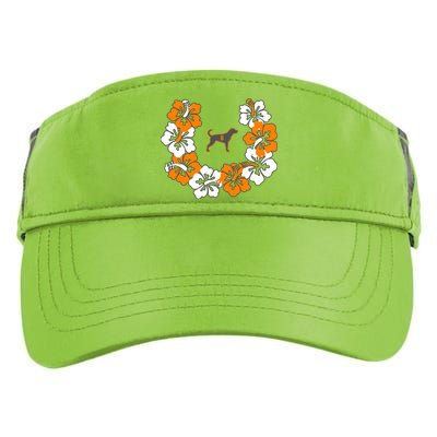 Tennessee Dog Sport Lovers Coonhound Fan Hawaii Lei Adult Drive Performance Visor