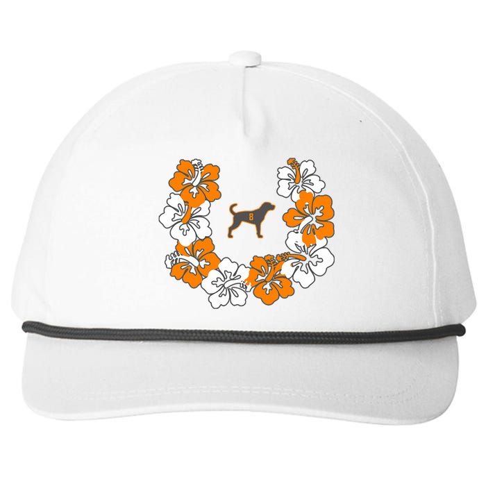 Tennessee Dog Sport Lovers Coonhound Fan Hawaii Lei Snapback Five-Panel Rope Hat