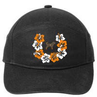 Tennessee Dog Sport Lovers Coonhound Fan Hawaii Lei 7-Panel Snapback Hat