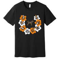 Tennessee Dog Sport Lovers Coonhound Fan Hawaii Lei Premium T-Shirt