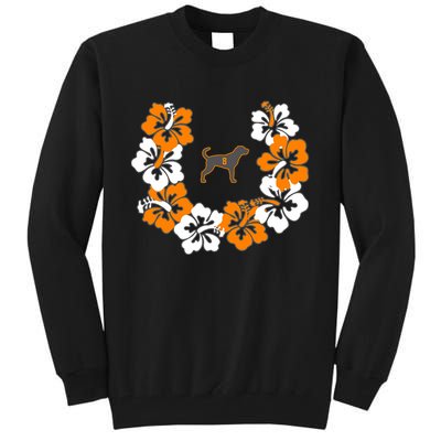 Tennessee Dog Sport Lovers Coonhound Fan Hawaii Lei Tall Sweatshirt