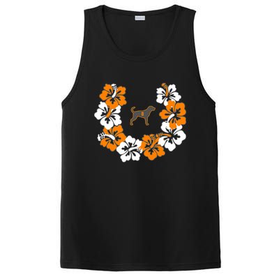 Tennessee Dog Sport Lovers Coonhound Fan Hawaii Lei PosiCharge Competitor Tank