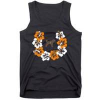 Tennessee Dog Sport Lovers Coonhound Fan Hawaii Lei Tank Top