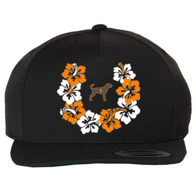 Tennessee Dog Sport Lovers Coonhound Fan Hawaii Lei Wool Snapback Cap