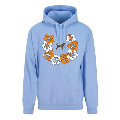 Tennessee Dog Sport Lovers Coonhound Fan Hawaii Lei Unisex Surf Hoodie