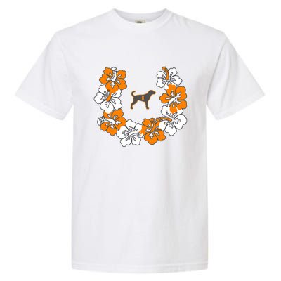 Tennessee Dog Sport Lovers Coonhound Fan Hawaii Lei Garment-Dyed Heavyweight T-Shirt