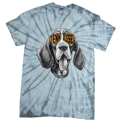 Tennessee Dog Sport Lovers Tennessee Coonhound Tie-Dye T-Shirt