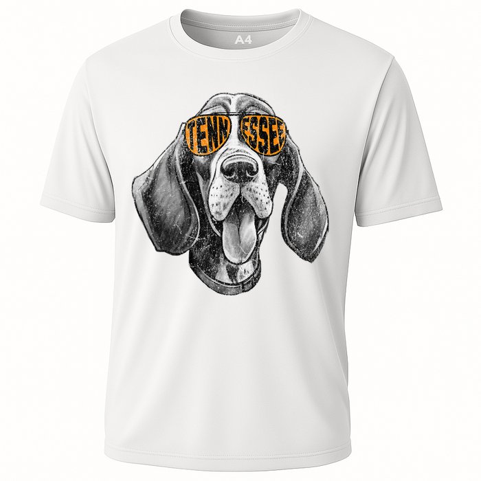 Tennessee Dog Sport Lovers Tennessee Coonhound Cooling Performance Crew T-Shirt