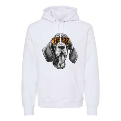 Tennessee Dog Sport Lovers Tennessee Coonhound Premium Hoodie