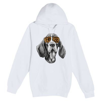 Tennessee Dog Sport Lovers Tennessee Coonhound Premium Pullover Hoodie