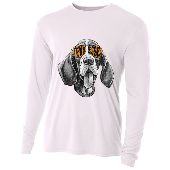 Tennessee Dog Sport Lovers Tennessee Coonhound Cooling Performance Long Sleeve Crew