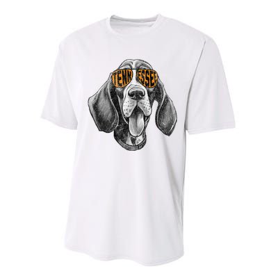 Tennessee Dog Sport Lovers Tennessee Coonhound Performance Sprint T-Shirt