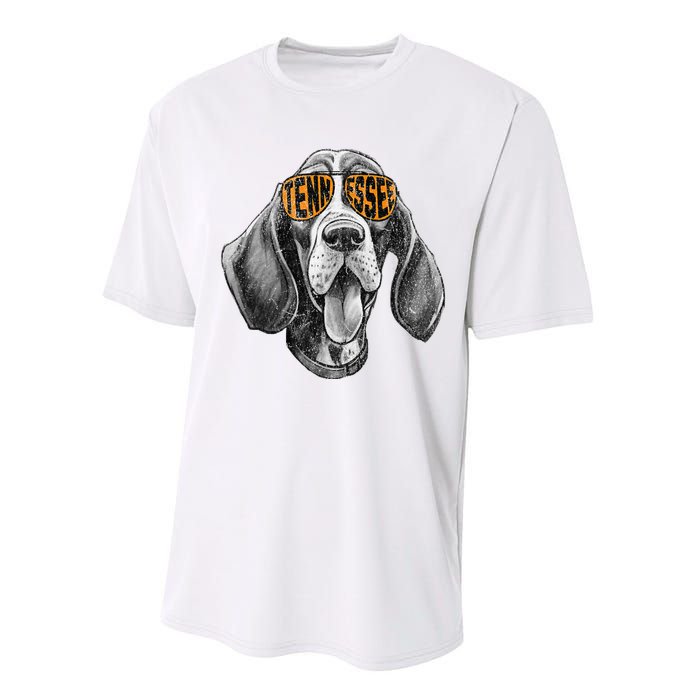 Tennessee Dog Sport Lovers Tennessee Coonhound Performance Sprint T-Shirt