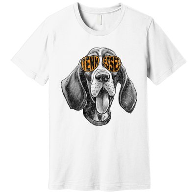 Tennessee Dog Sport Lovers Tennessee Coonhound Premium T-Shirt