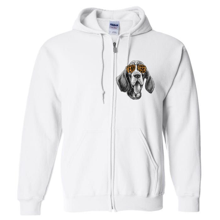 Tennessee Dog Sport Lovers Tennessee Coonhound Full Zip Hoodie