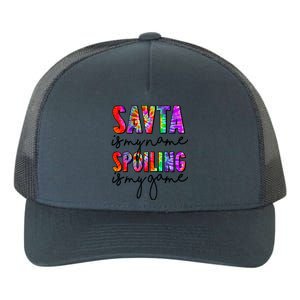 Tie Dye Savta Is My Name Spoiling Is My Game Mothers Day Gift Yupoong Adult 5-Panel Trucker Hat