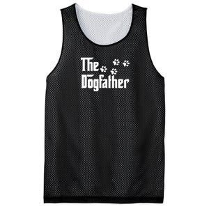 The Dogfather Shirt Dad Fathers Day Gift Dog Lover Mesh Reversible Basketball Jersey Tank