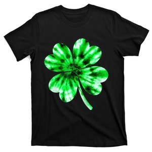 Tie Dye Shamrock Irish Hippie Clover Saint Patricks Day T-Shirt