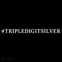 Triple Digit Silver Tees, #Tripledigitsilver Drawstring Bag