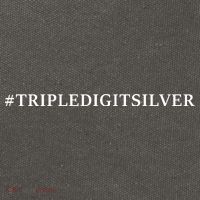 Triple Digit Silver Tees, #Tripledigitsilver Cotton Canvas Backpack