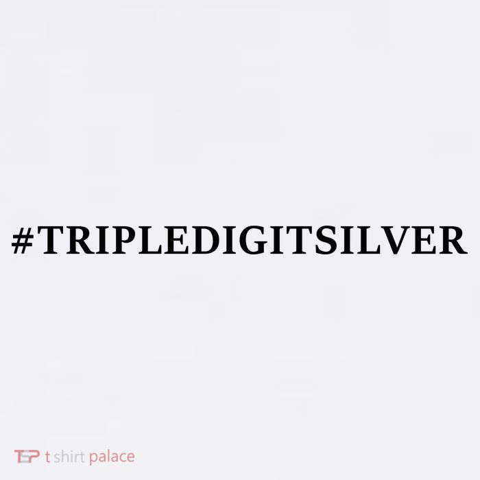 Triple Digit Silver Tees, #Tripledigitsilver 11oz C Handle Ceramic Mug