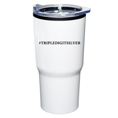 Triple Digit Silver Tees, #Tripledigitsilver Tumbler