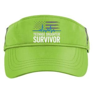 Teenage Daughter Survivor Parents Humorsarcasm Adult Drive Performance Visor