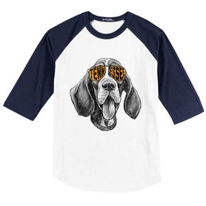 Tennessee Dog Sport Lovers Tennessee Coonhound Fan Baseball Sleeve Shirt