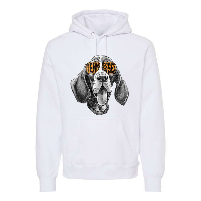 Tennessee Dog Sport Lovers Tennessee Coonhound Fan Premium Hoodie