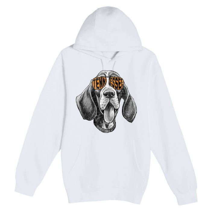 Tennessee Dog Sport Lovers Tennessee Coonhound Fan Premium Pullover Hoodie