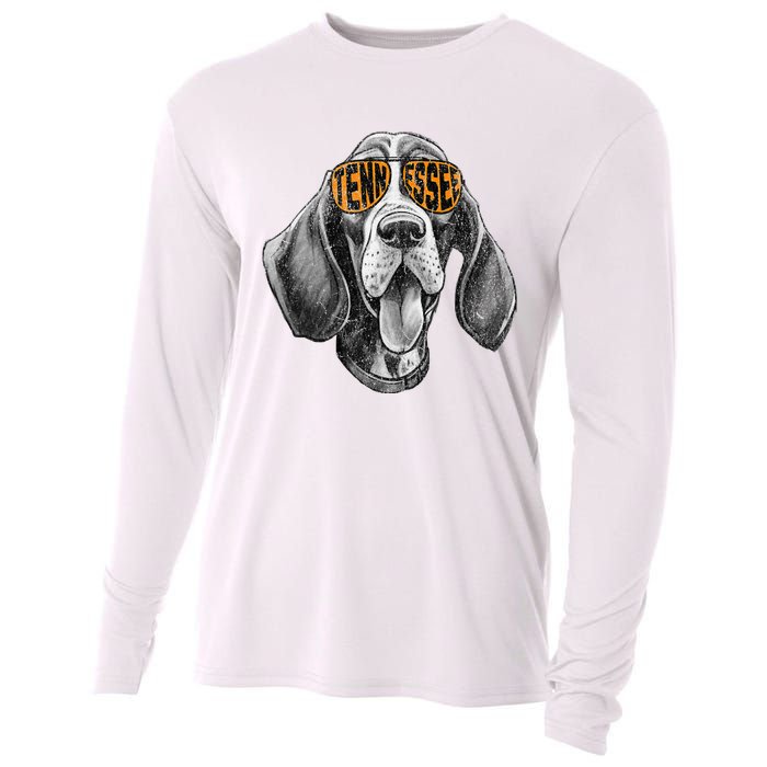 Tennessee Dog Sport Lovers Tennessee Coonhound Fan Cooling Performance Long Sleeve Crew