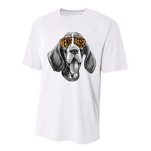 Tennessee Dog Sport Lovers Tennessee Coonhound Fan Performance Sprint T-Shirt