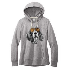 Tennessee Dog Sport Lovers Tennessee Coonhound Fan Women's Fleece Hoodie