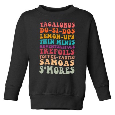 Tagalongs Do Si Sos Lemon Ups Scout Troop Scout Leader Toddler Sweatshirt