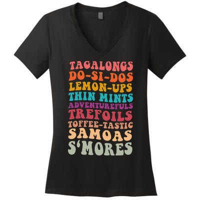 Tagalongs Do Si Sos Lemon Ups Scout Troop Scout Leader Women's V-Neck T-Shirt