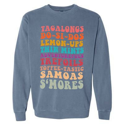 Tagalongs Do Si Sos Lemon Ups Scout Troop Scout Leader Garment-Dyed Sweatshirt