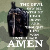 The Devil Saw Me With My Head Down And Thought He'd Won Until I Said Amen Legacy Tie Dye Trucker Hat