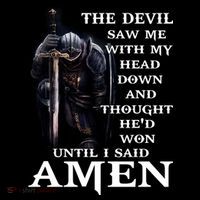 The Devil Saw Me With My Head Down And Thought He'd Won Until I Said Amen Mesh Reversible Basketball Jersey Tank