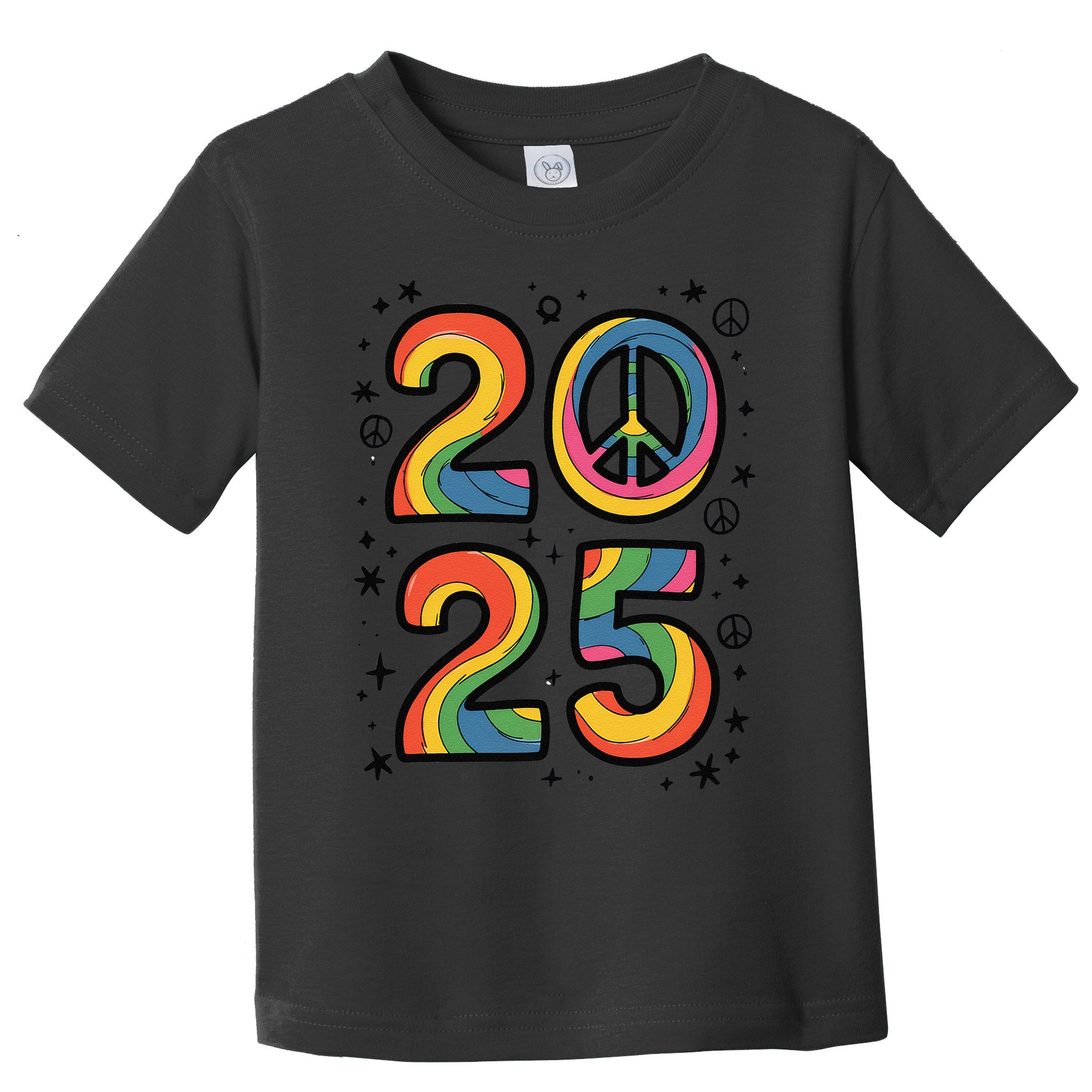 Tie Dye Sign Peace Teacher Field Day 2025 Toddler T-Shirt