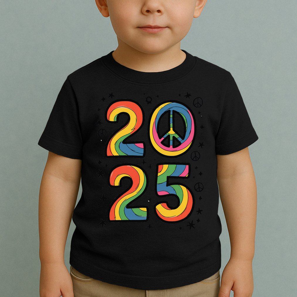 Tie Dye Sign Peace Teacher Field Day 2025 Toddler T-Shirt