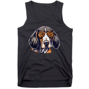 Tennessee Dog Sport Lovers Tennessee Coonhound Fan Tank Top