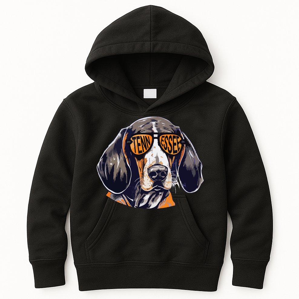 Tennessee Dog Sport Lovers Tennessee Coonhound Fan Kids Hoodie