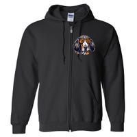 Tennessee Dog Sport Lovers Tennessee Coonhound Fan Full Zip Hoodie