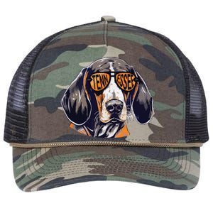 Tennessee Dog Sport Lovers Tennessee Coonhound Fan Retro Rope Trucker Hat Cap