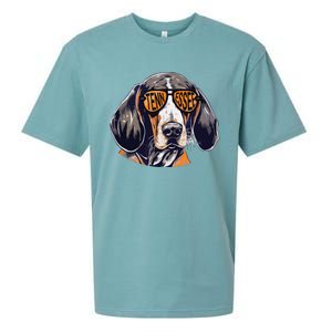 Tennessee Dog Sport Lovers Tennessee Coonhound Fan Sueded Cloud Jersey T-Shirt