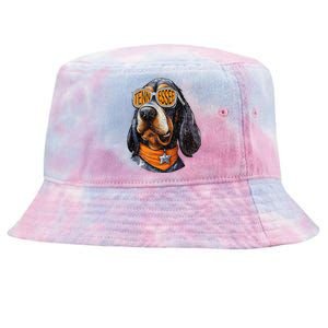 Tennessee Dog Sport Lovers Tennessee Coonhound Fan Tie-Dyed Bucket Hat